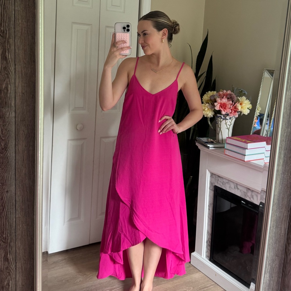 Lulu's Pink High Low Dress